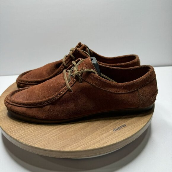 Frye Womens Moccasins 7.5M All-Leather reddish brown‎ Casual Shoes Size - Picture 1 of 11